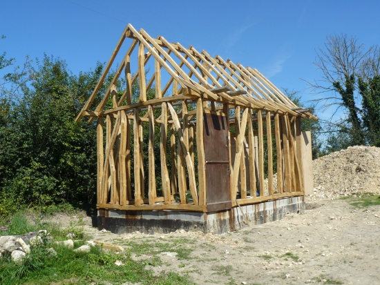 Bâtiment à pan de bois